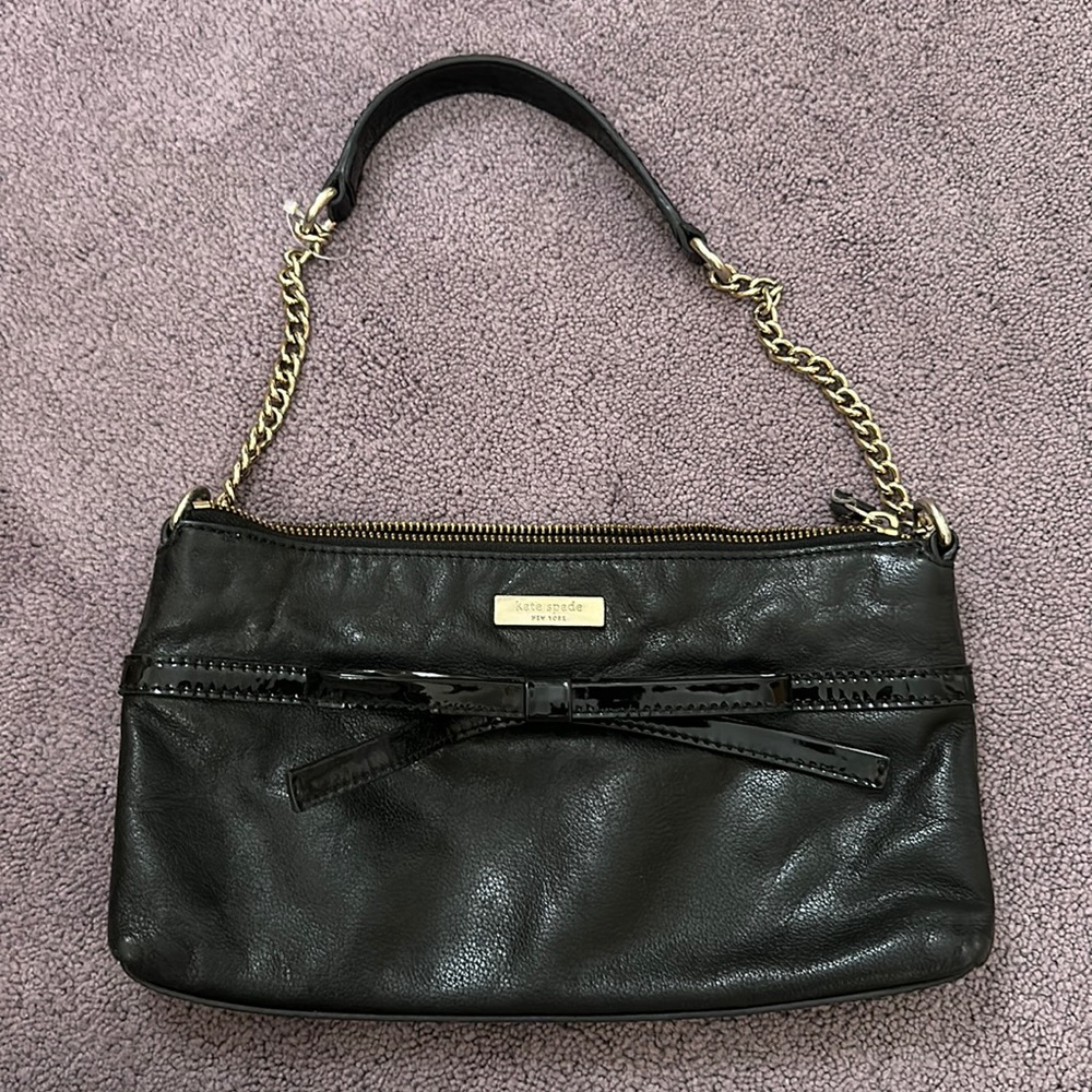 late spade shoulder bash black